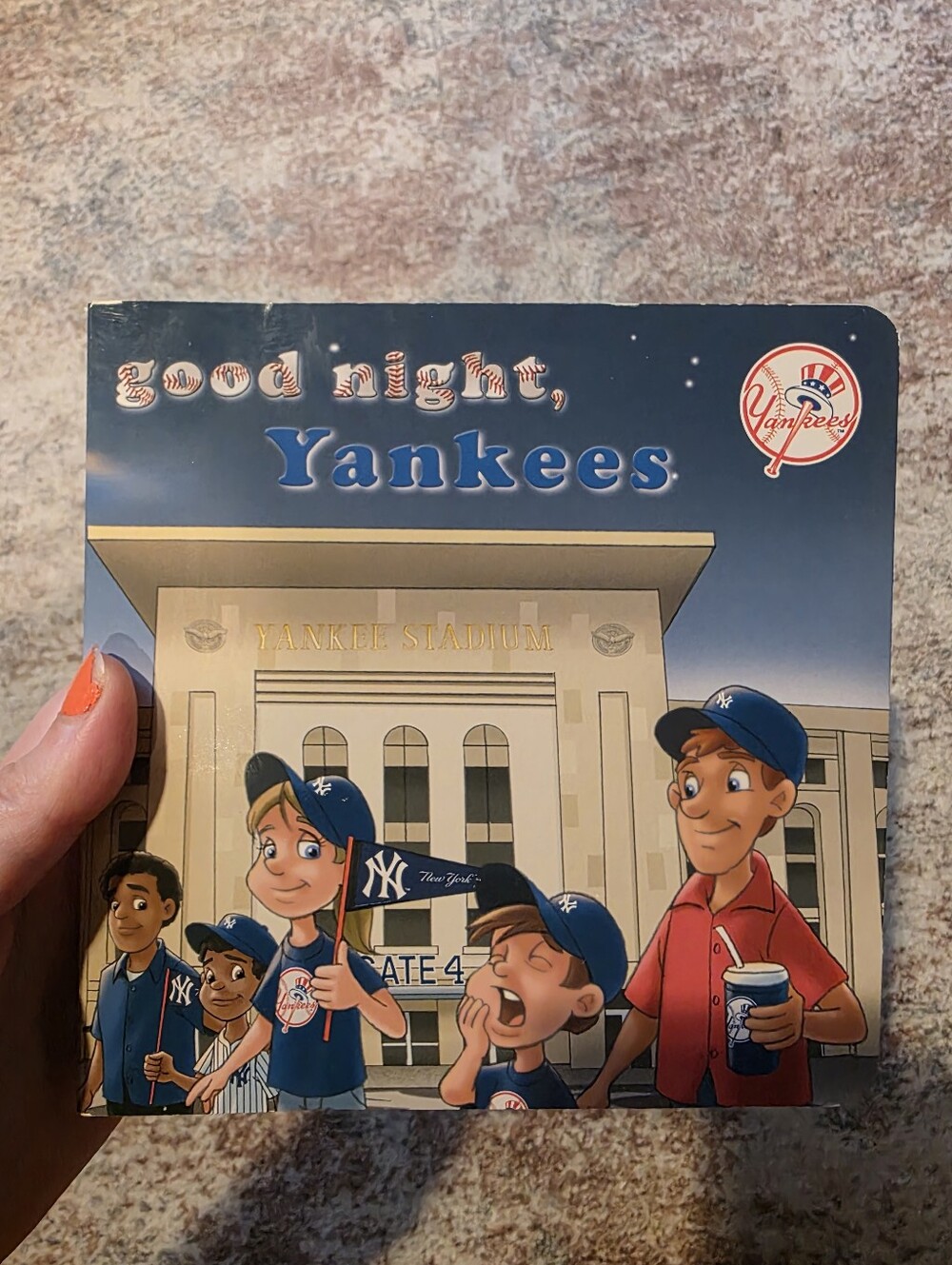 Official Good Night, Yankees - Kids Board Book (Blue)